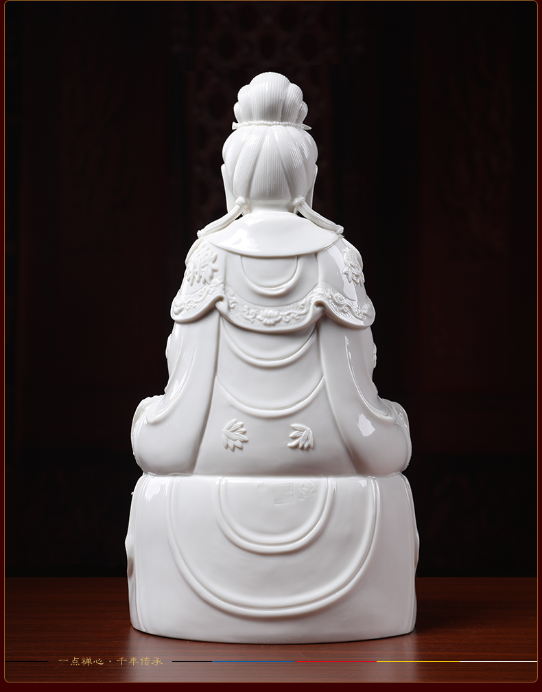 Yutang dai home to ceramic Buddha trend to life is a horse this Buddha bodhisattva momentum to Buddha jade white porcelain