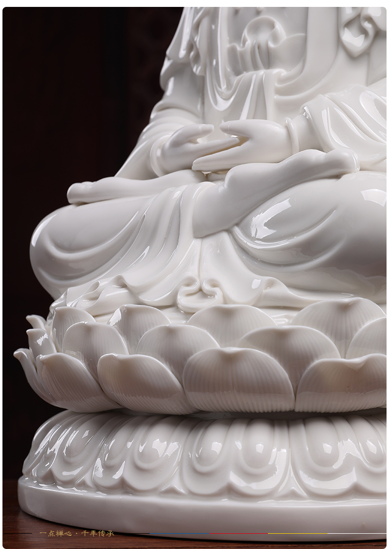 Yutang dai ceramic net bottles of guanyin Buddha enshrined home furnishing articles dehua white porcelain avalokitesvara like like treasure