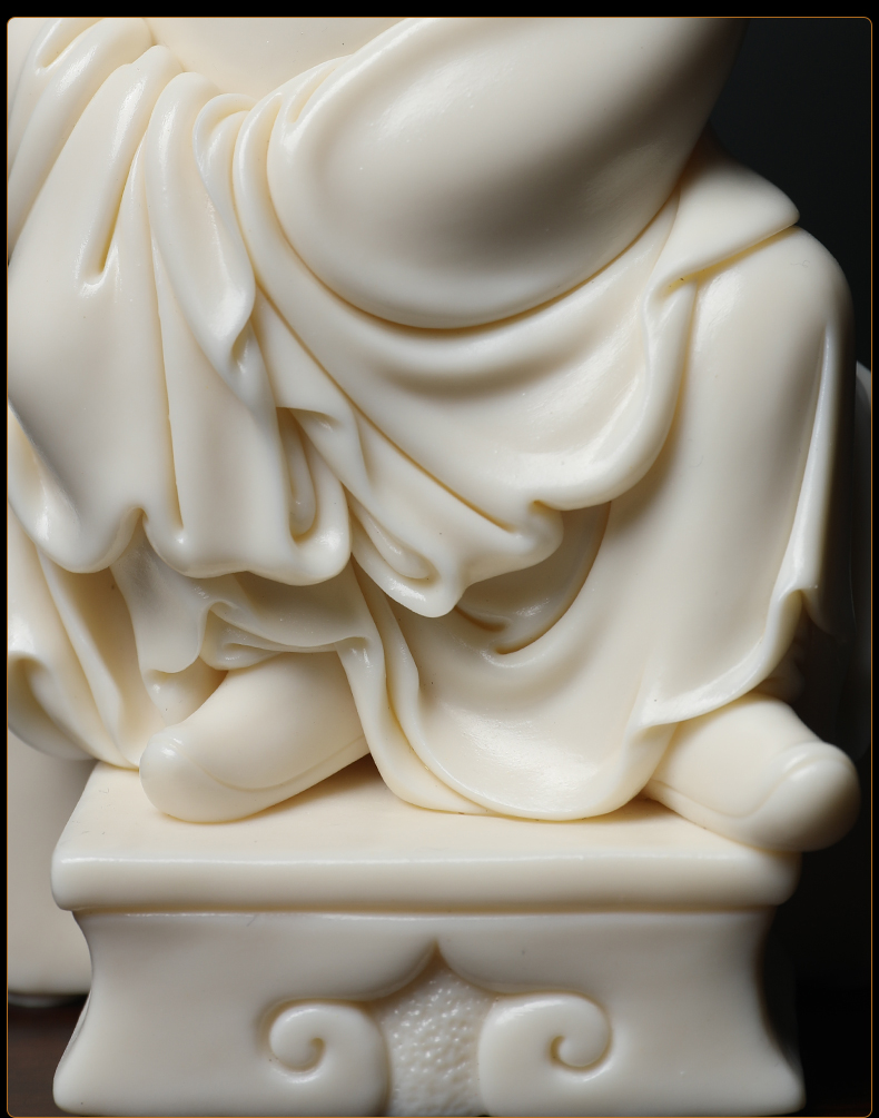 Yutang dai dehua white porcelain master Lin Jiansheng art collection wu mammon pr Sir Zhong D03-190