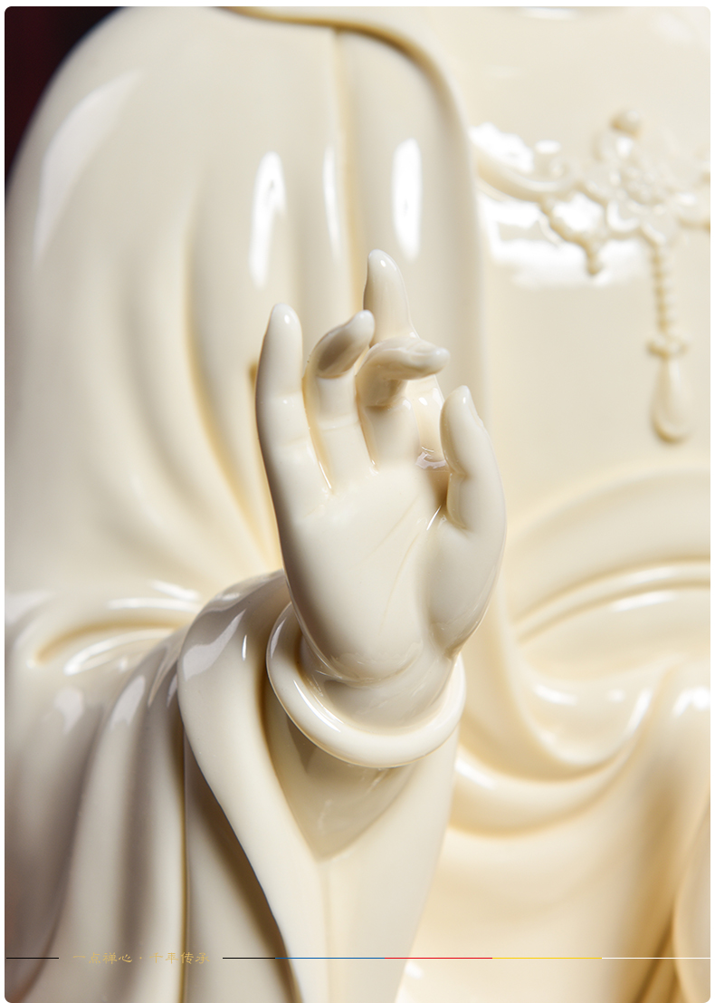 Bao yutang dai dehua ceramic antique ivory phase avalokitesvara worship that occupy the home furnishing articles/graciousness the goddess of mercy corps