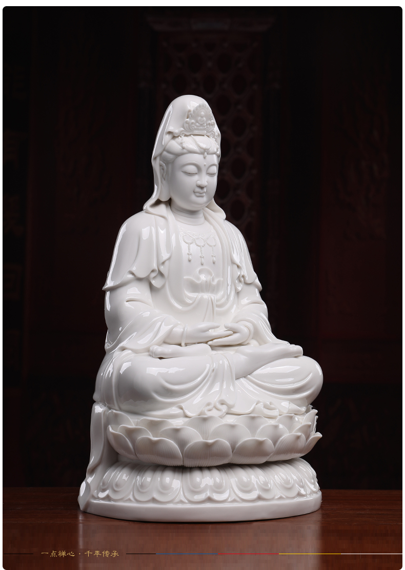 Yutang dai ceramic net bottles of guanyin Buddha enshrined home furnishing articles dehua white porcelain avalokitesvara like like treasure