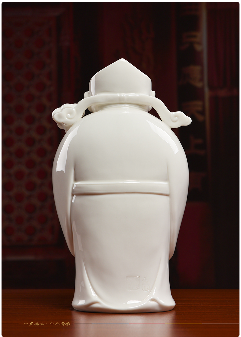 Yutang dai ceramic household wealth to wen shops opening gifts small sitting room color of Buddha furnishing articles