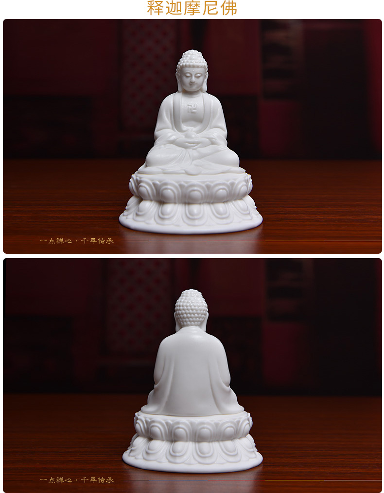 Yutang dai ceramic guanyin tathagata worship that occupy the home furnishing articles earth treasure bodhisattva manjusri three holy Buddha samantabhadra