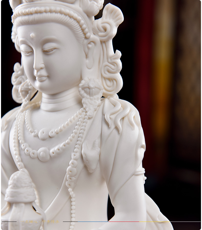 Yutang dai sect Buddha white porcelain its art furnishing articles ceramic technology/13 inches amitayus D27-202 - a