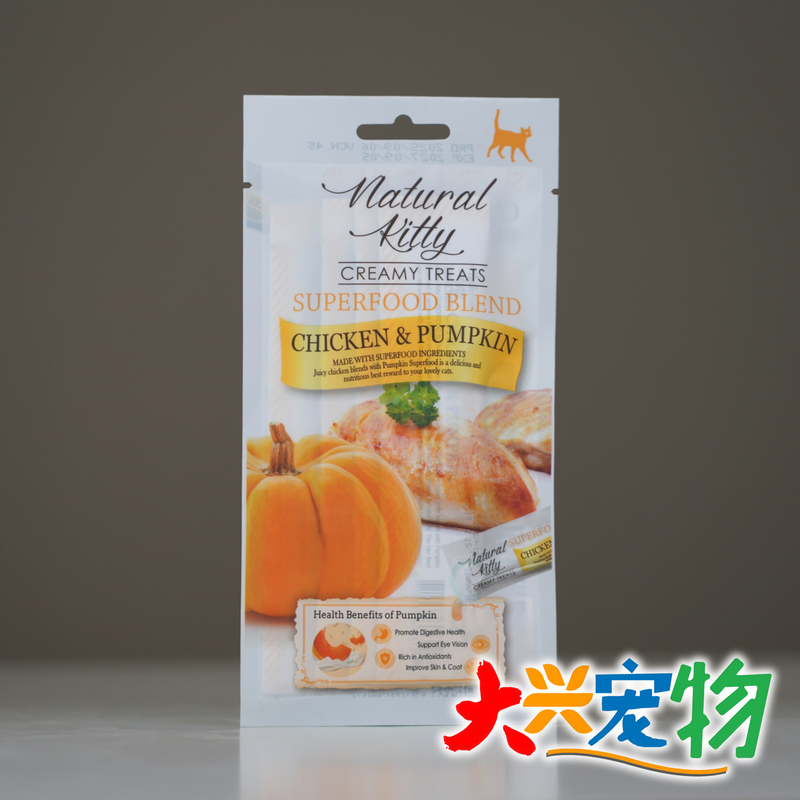 Thailand Pettric Natural Kitten Superfood ● Nutritional Cat Strips, Reward Cat Snacks, 12g×4 Strips