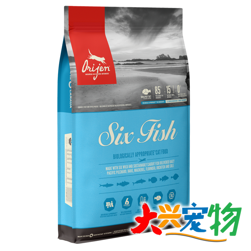Great Hing Pets ● Canada Orijen eager for no valley six fish ● Dry grain old Big Brother full cat food 1 bag