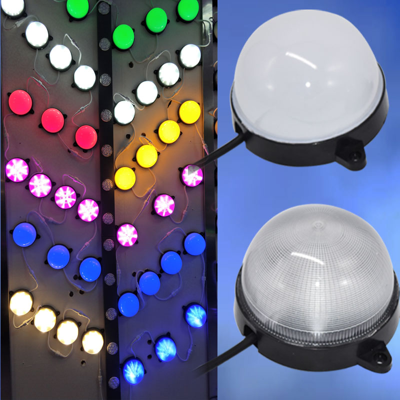 LED point light source outdoor waterproof lighting internal and external control colorful 220V24 low voltage signboard horse billboard plaque light