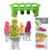 Creative ice cream mold tiki idol snowman ice box home homemade children ice cream popsicle model