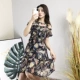 Si Lanxuan retro váy voan nữ váy dài mùa hè 2021 phong cách mới váy rất cổ tích G4646 - Váy dài
