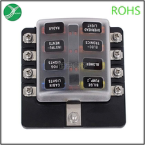 Car modification Yacht general LED multi-channel fuse box Medium insert fuse box Screw holder