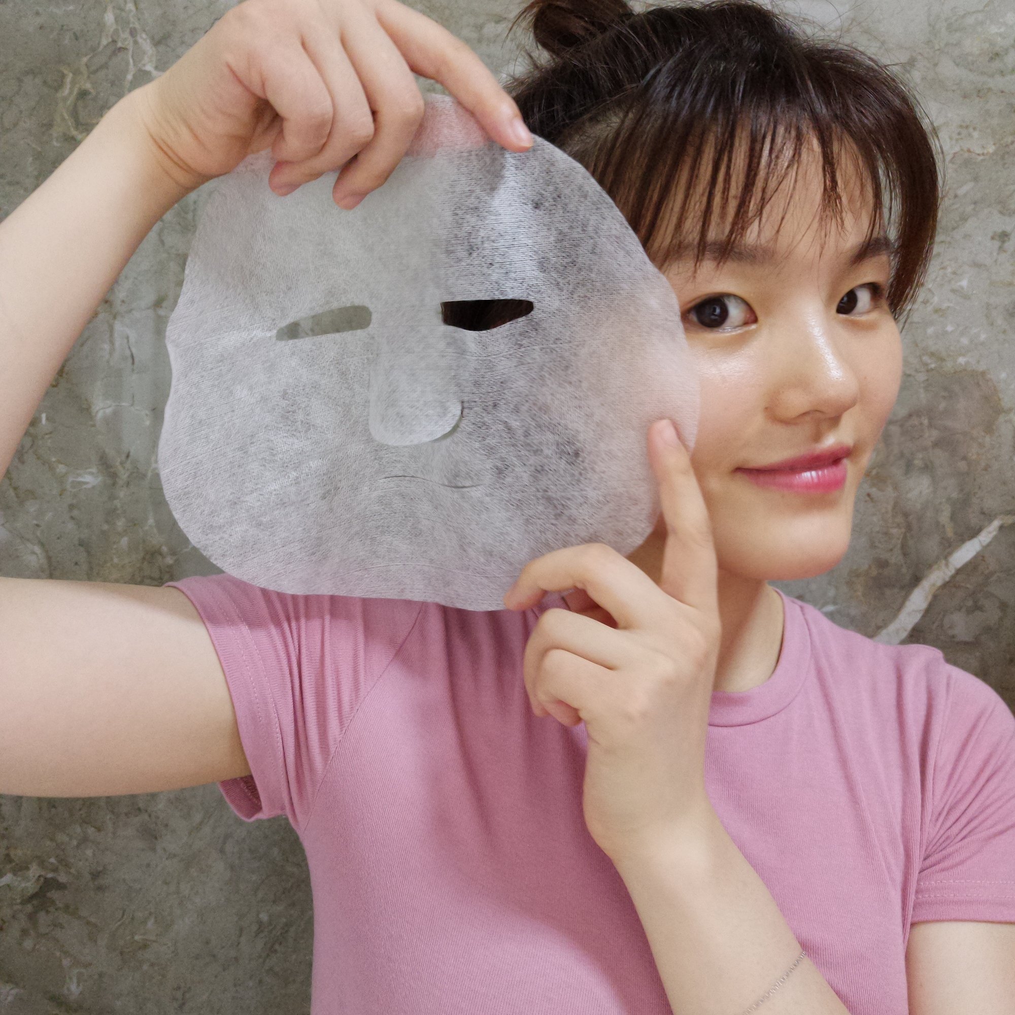 Pearl Everest Japanese High Tech All-cotton Aloe Paper Film silk Diy mask paper vegetable fiber water film paper 50 sheets