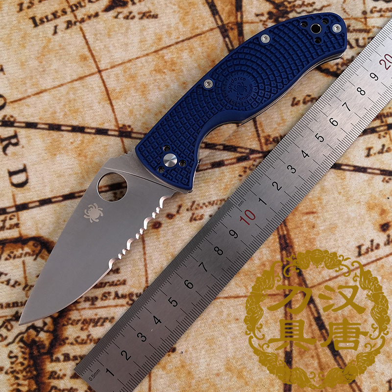 Spyderco Spiderco Tenacious C122 S35VN Made in China Original Imported Outdoor Folding Knife