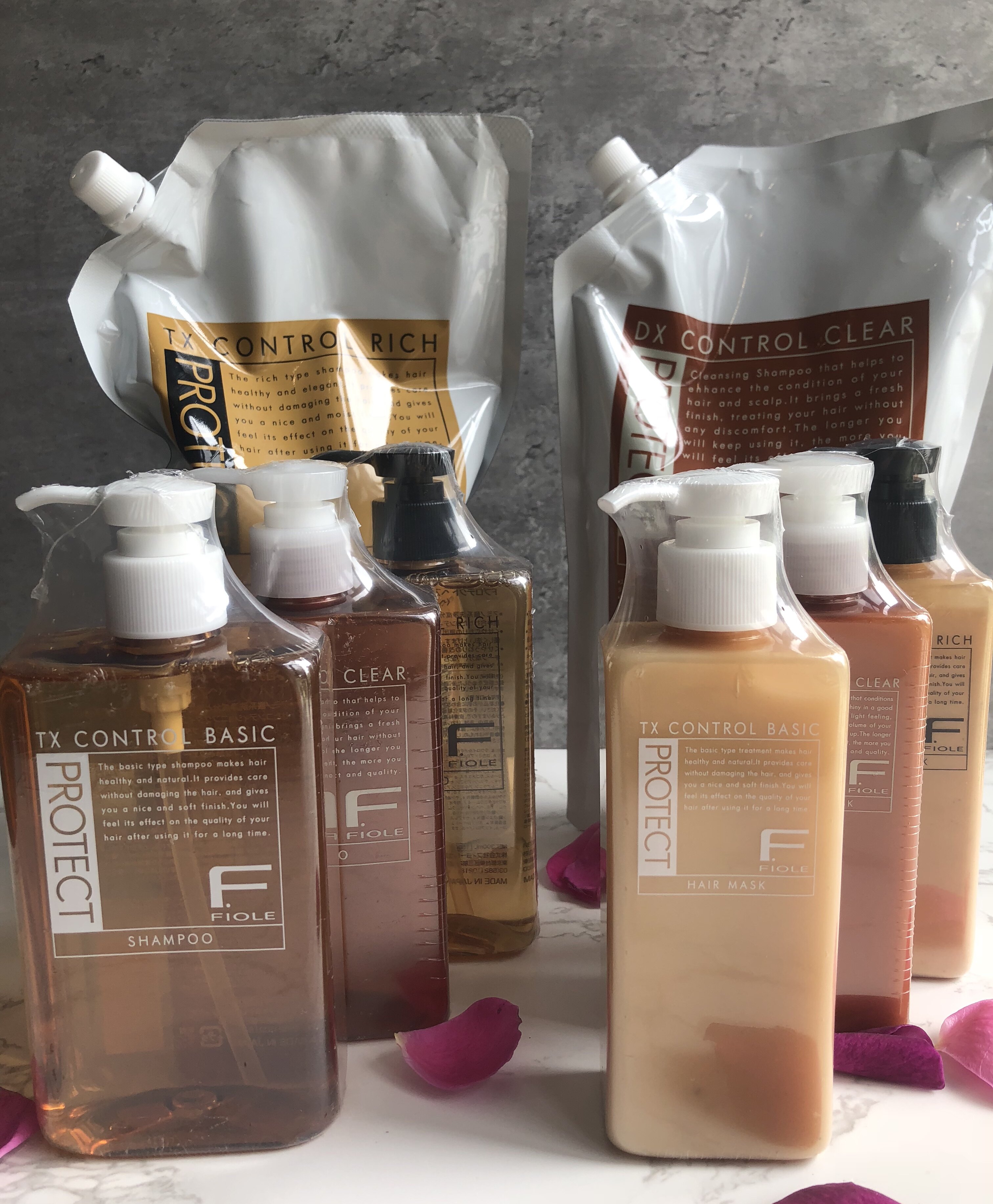 Seconds hair ~ Japanese salon level FIOLE F PROTECT shampoo with water conditioner for three in 