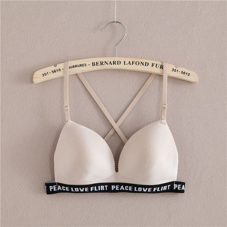 Thư áo ngực thể thao tam giác cup bikini ống top bra không có vòng thép cô gái đáy đồ lót thu thập phần mỏng áo lót k dây