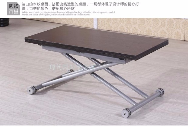 kệ nhiều đồ nội thất sáng tạo đơn giản căn hộ nhỏ đa chức năng gấp bảng trở thành một bàn ăn kép nâng bàn cà phê - Bàn trà bàn trà vuông