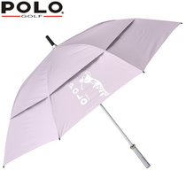 POLO golf golf umbrella double layer enlarged windbreak parasol pink purple double parasol