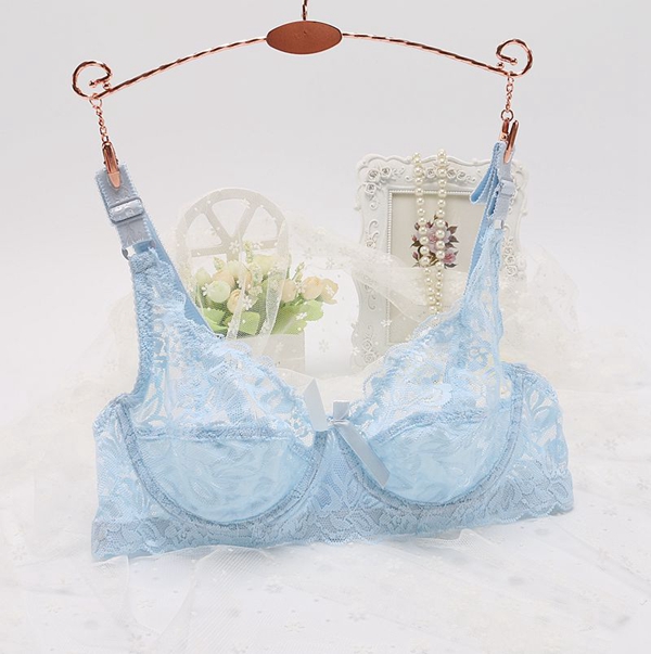 Áo ngực siêu mỏng thu thập kích thước lớn áo ngực nữ gợi cảm ngực lớn nhỏ cuộc sống nhỏ đồ lót màu đỏ áo lót cho người có vòng 1 to