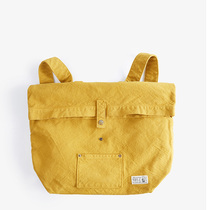 Japanese handmade VDLC Kurashiki canvas bag female Japanese literary schoolbag simple casual cloth bag travel backpack