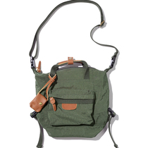 Japanese original Tide Brand ONEPAIRED Shoulder Bag Womens Multifunctional Shoulder Small Square Bag Canvas Soft Girl Bag