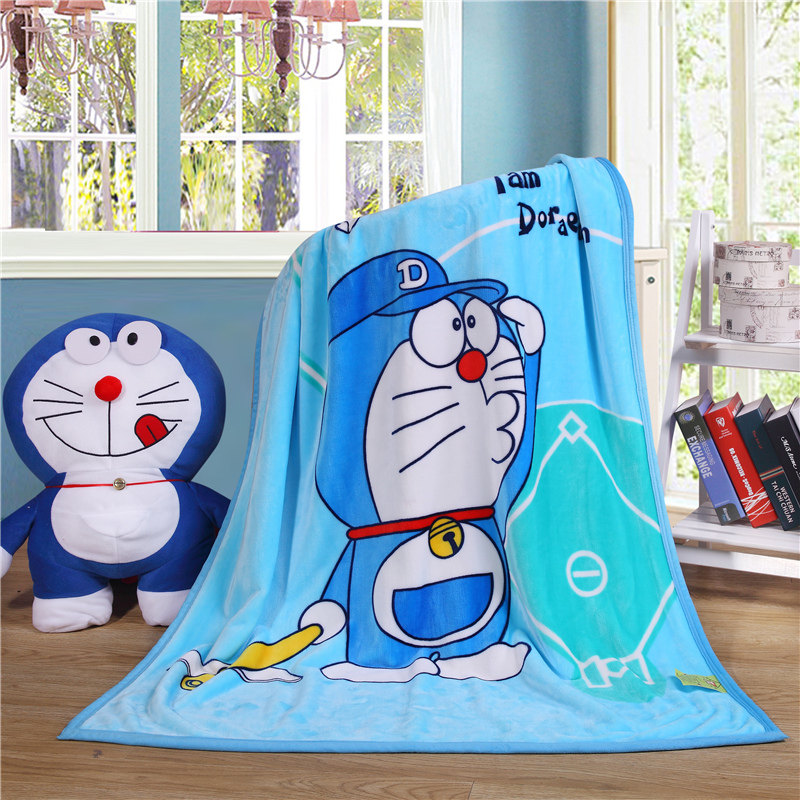 Flannel towel quilt single summer children's blanket thin section kindergarten nap quilt summer cool air