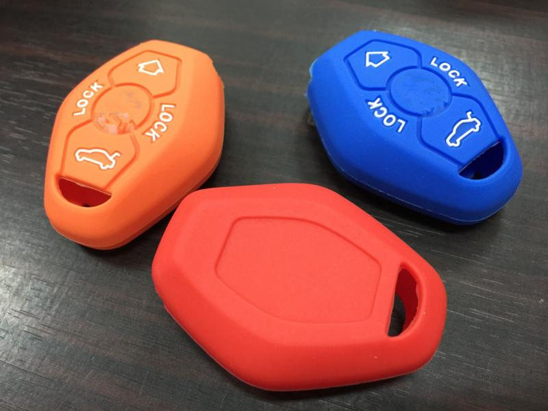 Suitable for 3 Series, 5 Series, 6 Series, 7 Series, X3, X5, X6, Z4 Silicone Key Case, Car Key Cover, Remote Control Protective Case