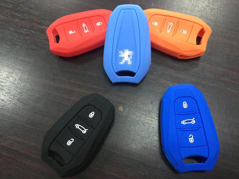 Wholesale 2 008 408 508 silicone key case car key case Smart Remote control case buckle