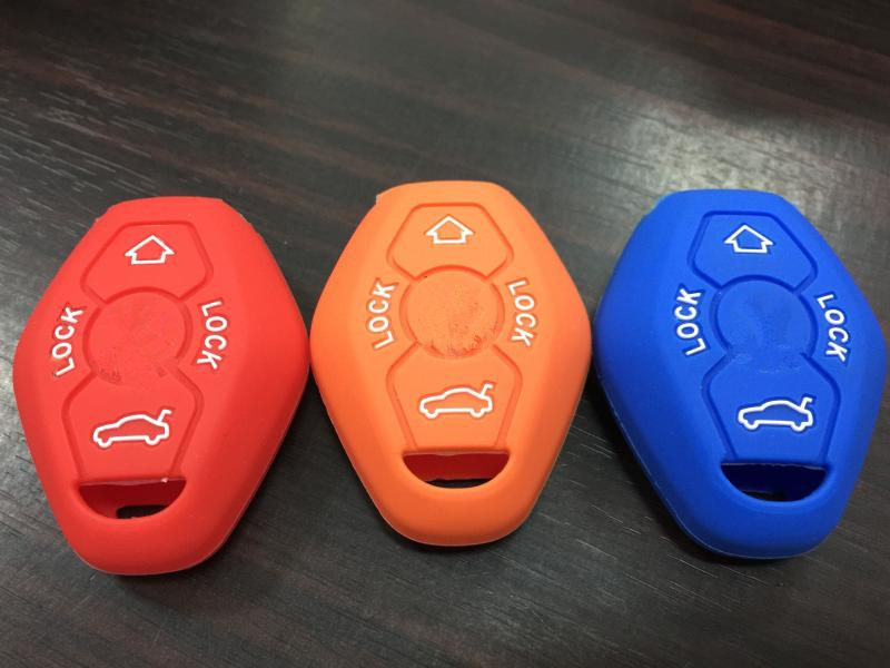 Suitable for 3 Series, 5 Series, 6 Series, 7 Series, X3, X5, X6, Z4 Silicone Key Case, Car Key Cover, Remote Control Protective Case