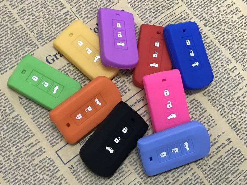 Suitable for Mitsubishi Xinyi Song ASX Jinxuan Outlander EX Jinjie Wing God Lan Se Pajero Silicone Key Set
