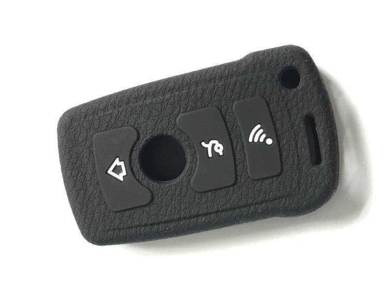 Suitable for 3 Series, 5 Series, 6 Series, 7 Series, X3, X5, X6, Z4 Silicone Key Case, Car Key Cover, Remote Control Protective Case