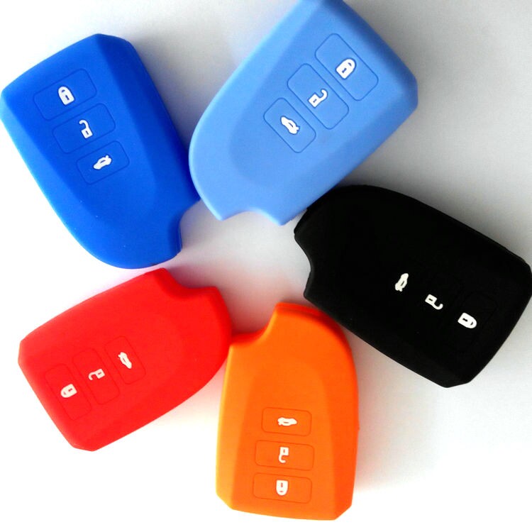 Suitable for 14 Models of Toyota New Vios Silicone Key Case, Yaris Zhixuan Smart Special Key Cover