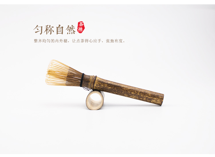 Phong cách Nhật Bản trà trà trà gốm bàn chải trà đạo Nhật Bản bộ trà phụ kiện bộ bát trà bằng không với dụng cụ pha trà - Trà sứ bình ủ trà