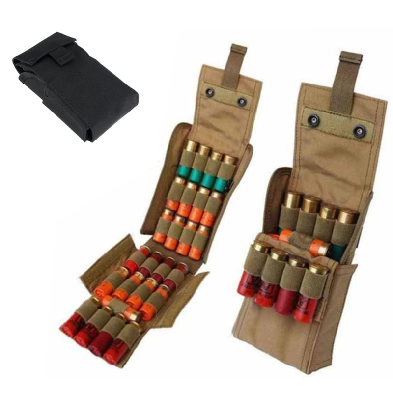 Military fan CS bullet model shotshell pack 25 holes MOLLE tactical shell collection bag