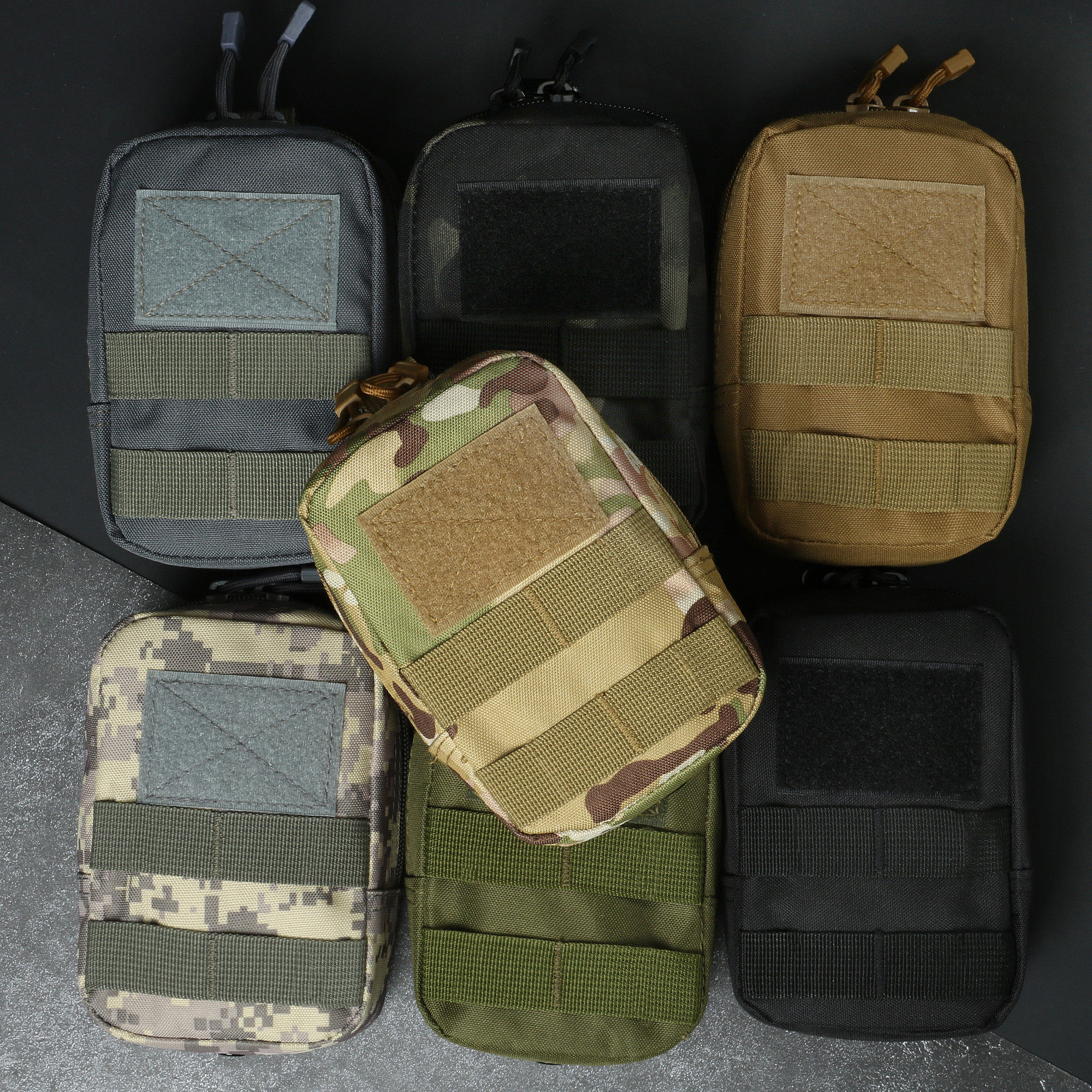 Уличная тактическая сумка для поездок на работу molle, сумка для аксессуаров, EDC-инструмент, кошелек для монет, камуфляжная спортивная сумка для хранения мобильного телефона, поясная сумка
