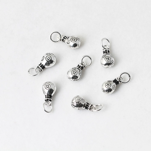 Подвеска, аксессуар, аксессуары ручной работы, ручка, браслет, четки из круглых бусин, ожерелье, серебро 925 пробы, «сделай сам»