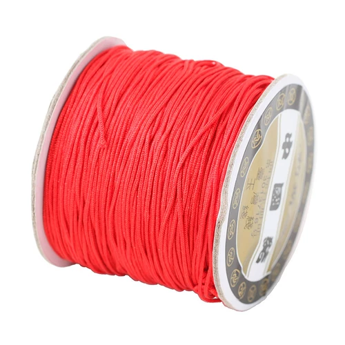 Тайвань Лиси № 72 Jade Line Diy ручной ручной ткани красная линия красная проволочная косичка китайская узел Красная веревка Материал