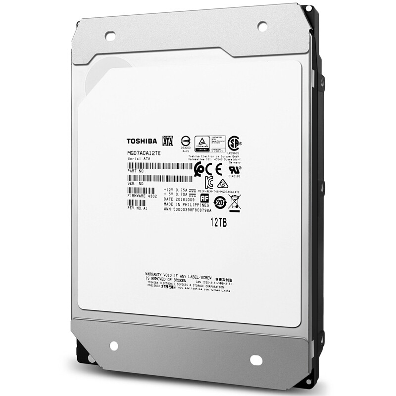 Toshiba Toshiba MG07ACA12TE 12TB NAS Network Storage Server Enterprise Hard Drive