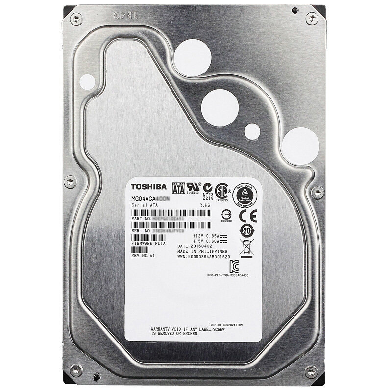 Toshiba Toshiba MG04ACA400N 4TB 7200 rpm 128M enterprise-class hard drive