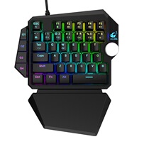 One-handed keyboard mechanical game dedicated e-sports left-hand small portable chicken eating Computer mobile phone USB wired peripherals