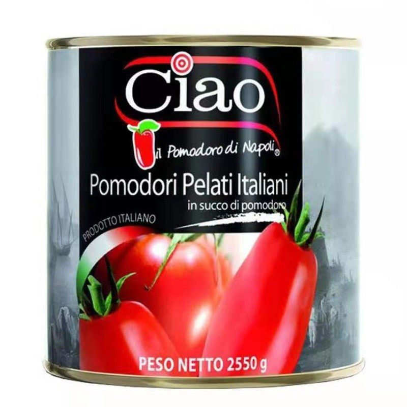 Italy imported CIAO Joel peeled whole tomato 2 5kg pizza baked tomato sauce Western food ingredients