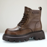 Martens, элитные кожаные трендовые челси в английском стиле, короткие сапоги, из натуральной кожи, воловья кожа, в британском стиле
