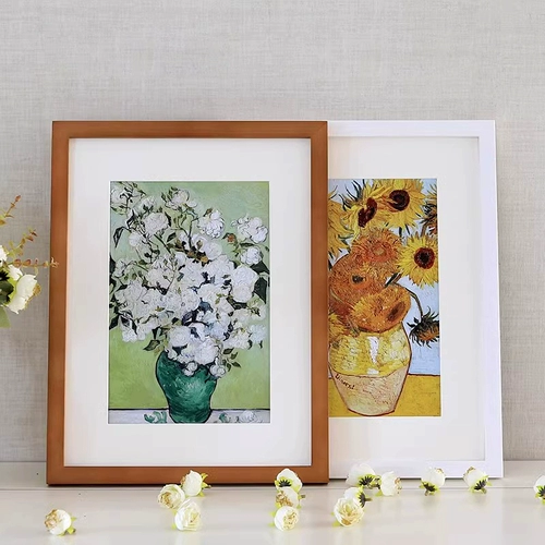 Настенная фоторамка из цельного дерева, 16k, открытая 𫔭2k, крепление фоторамки для рисования, маленькая, 12 дюймов, 20, 24, на заказ, A1, большой размер, 36, рамка для плаката A2