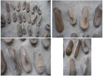 Footwear Collection exhibition special batch of old shoe mold old shoe last wood shoe mold commercial window pendant 8