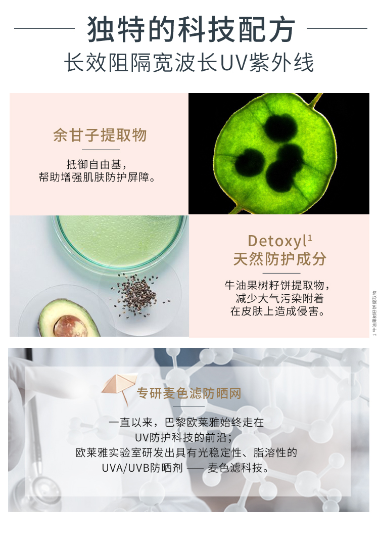 屈臣氏售卖 巴黎欧莱雅 外御内护 SPF50+ 多重防护隔离露 40ml 图4