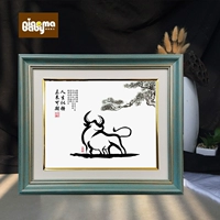 Инструмент+нижняя картина+Большая 12 -дюймовая сельская синяя стена стены