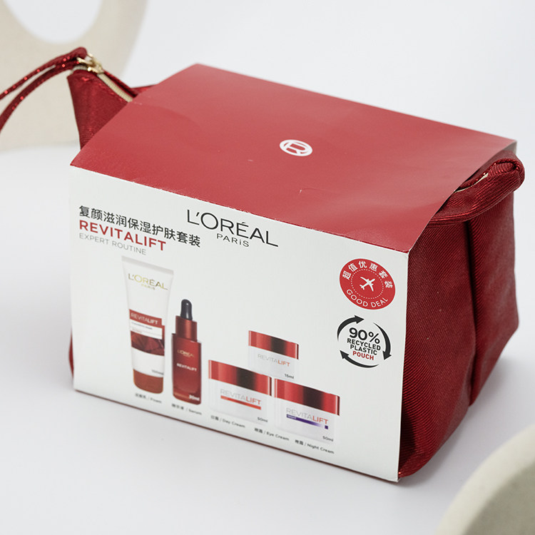 【香港直郵】 法國 巴黎歐萊雅 複顏抗皺緊緻護膚套裝 5件套 · 對抗皺紋 · 緊緻肌膚 · 熟齡肌專研