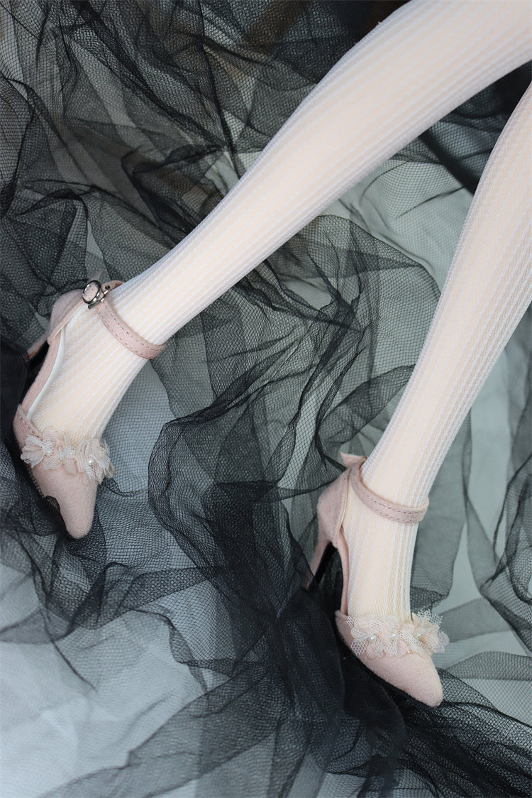 Angels Covenant BJD3分/4分6分提花条网袜
