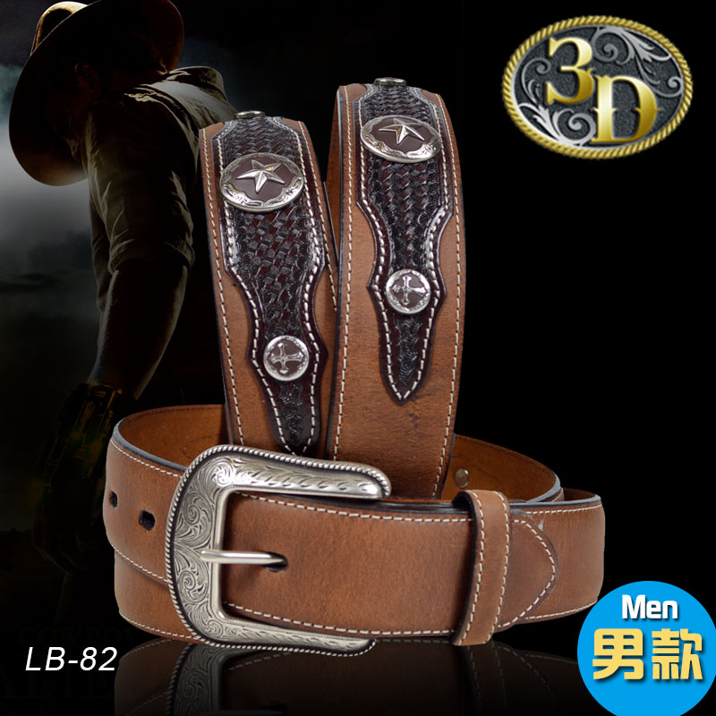 US imports 3D horse riding equestrian western belt male Cowboy Belt Western Giant Equestrian Goods