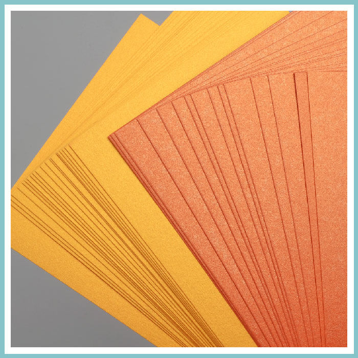 Upscale pearlescent 250 gr gold color Ugold blank postcard 10 sheets list price (note color)