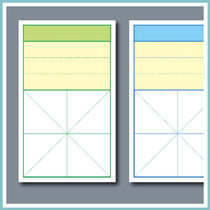 High-end white card double face 160 Chinese character pinyin field character Chinese character card (pinyin card) 80 boxed