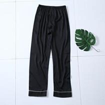 Pajama pants women autumn pajamas mens trousers summer thin silk pajama pants women loose pajama pants men simulation silk home pants women